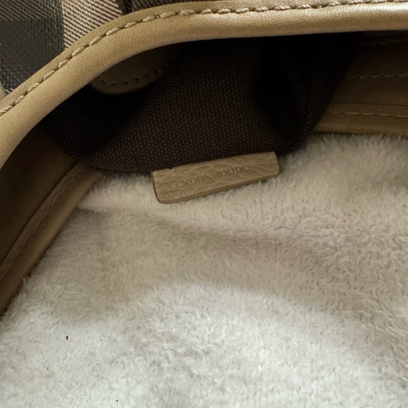 Burberry Cream and Brown Shoulder Bag with Classic‎ Plaid Design excellent cond - Picture 10 of 14